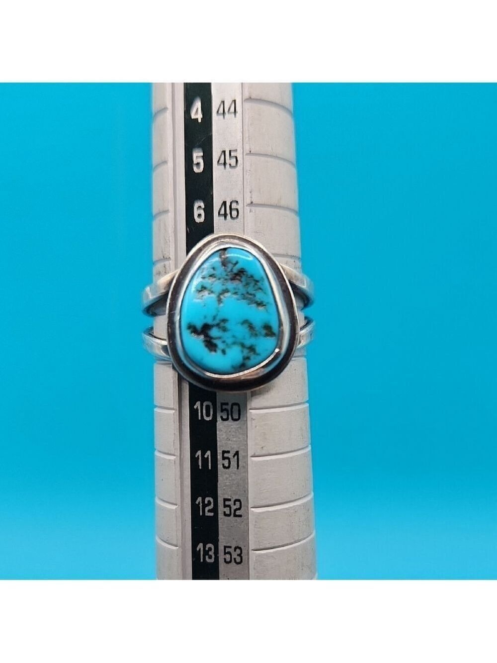 Kingman Nugget Turquoise Sterling Silver Ring
